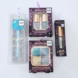 NEW Profusion Cosmetics Makeup Bundle Lot of 4 Items Sealed Starry